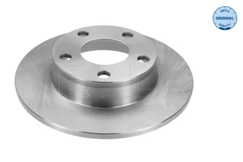 2x Meyle Rear Solid Brake Disc For Audi A6 Allroad