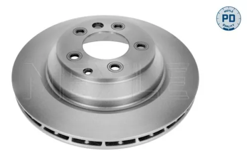 2x Meyle PD Rear Vented Brake Disc For Audi Porsche Vw Cayenne Q7 Touareg