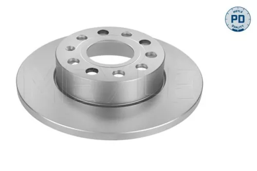 2x Meyle PD Rear Solid Brake Disc For Audi Seat Skoda Vw A3 Altea Altea Xl Caddy Golf 