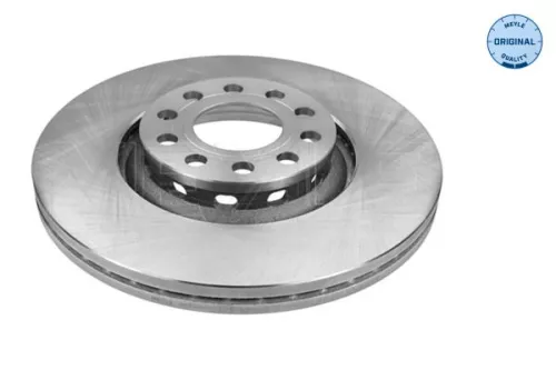 2x Meyle Front Vented Brake Disc For Audi Seat Skoda Vw A4 A6 Exeo Passat Superb
