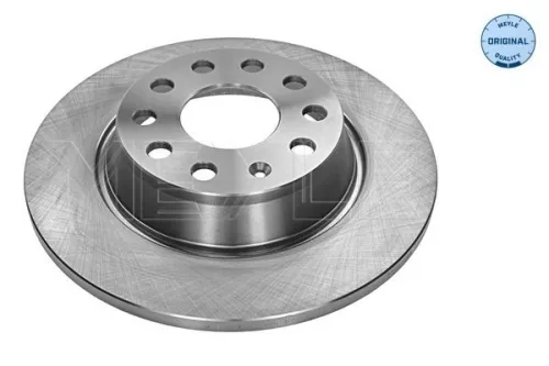2x Meyle Rear Solid Brake Disc For Audi Seat Skoda Vw A3 Alhambra Altea Altea Xl Cc