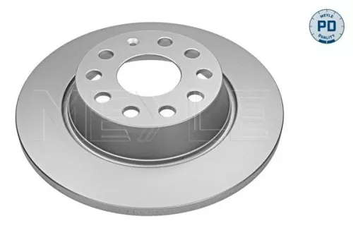 2x Meyle PD Rear Solid Brake Disc For Audi Seat Skoda Vw A3 Alhambra Altea Altea Xl Cc