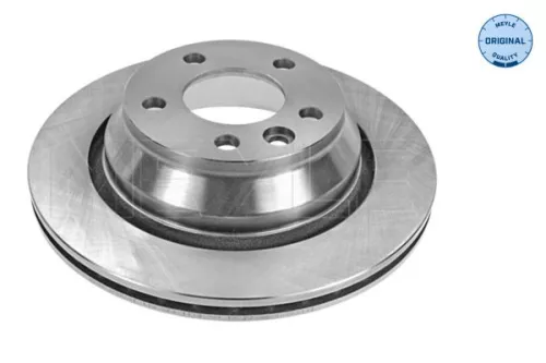 2x Meyle Rear Vented Brake Disc For Vw Multivan Touareg Transporter