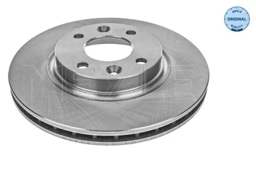 2x Meyle Front Internally Vented Brake Disc For Dacia Renault Smart Clio Forfour Fo