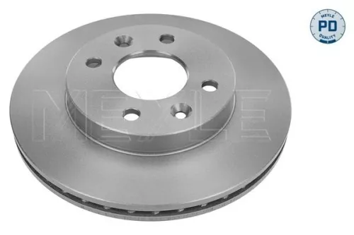 2x Meyle PD Front Vented Brake Disc For Nissan Renault 11 19 21 9 Clio Kangoo Kubistar