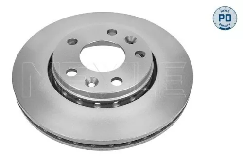 2x Meyle PD Front Vented Brake Disc For Dacia Mercedes-benz Nissan Renault Citan Duste