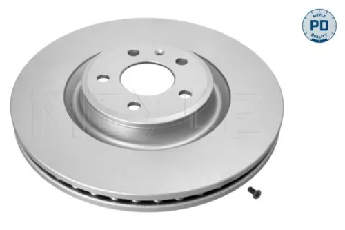 2x Meyle PD Front Vented Brake Disc For Audi Porsche A4 A4 Allroad A5 A6 A7 Macan Q5