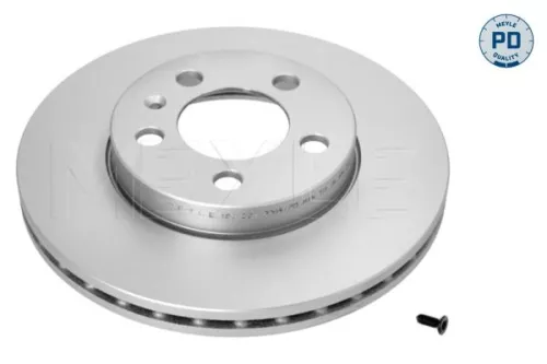 2x Meyle PD Front Vented Brake Disc For Audi Seat Skoda Vw A1 A1 City Carver Fabia Ibi