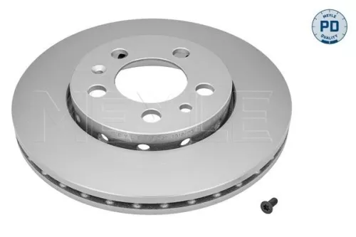 2x Meyle PD Front Vented Brake Disc For Audi Seat Skoda Vw A1 A2 A3 Bora Cordoba Fabia