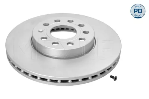 2x Meyle PD Front Vented Brake Disc For Audi Seat Skoda Vw A3 Altea Altea Xl Ateca Bee