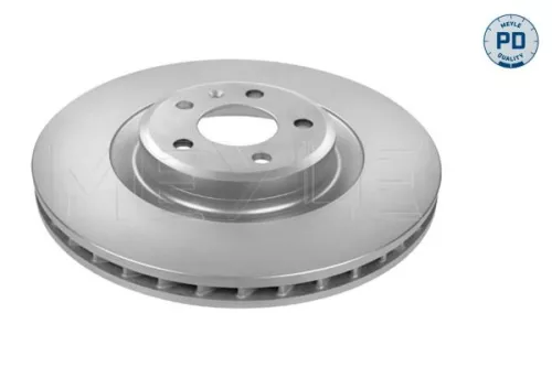 2x Meyle PD Front Vented Brake Disc For Audi A4 A5 Q5