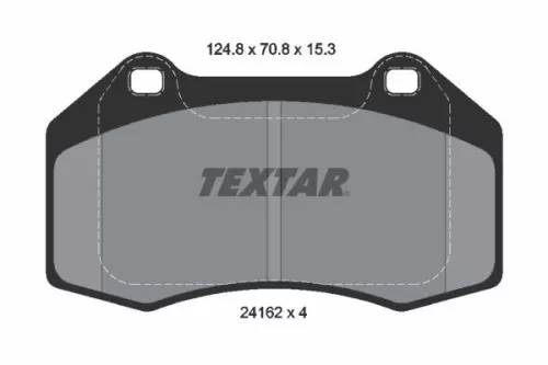 1x  TEXTAR Brake Pad Set