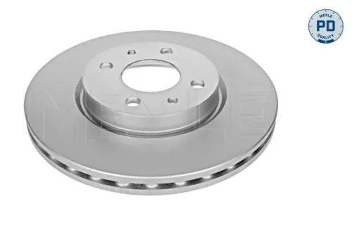 2x Meyle PD Front Vented Brake Disc For Alfa Romeo Chrysler Citroën Fiat Lancia Peugeo