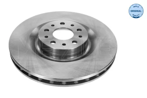 2x Meyle Front Vented Brake Disc For Fiat Opel 500l Combo Doblo