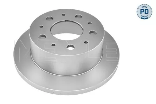2x Meyle PD Rear Solid Brake Disc For Citroën Fiat Opel Peugeot Vauxhall Boxer Ducato 