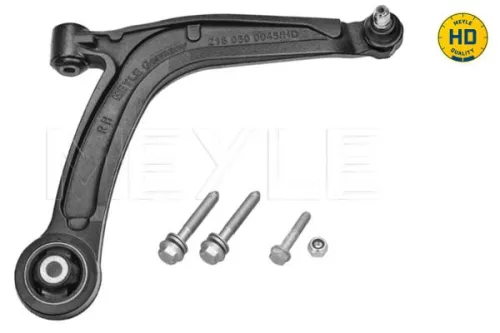 Meyle Hd Front Right Lower Control / Trailing Arm For Abarth Fiat Ford 500 50
