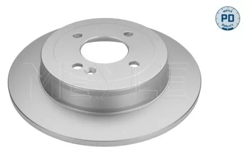2x Meyle PD Rear Solid Brake Disc For Hyundai Kia Accent Bayon I20 I20 Active Pegas Ri