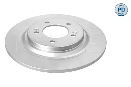2x Meyle PD Rear Solid Brake Disc For Hyundai Kia Kona Niro Optima Soul