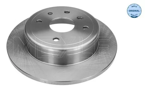 2x Meyle Rear Solid Brake Disc For Chevrolet Epica