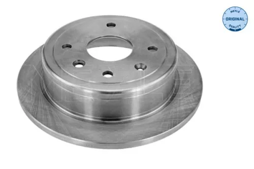 2x Meyle Rear Solid Brake Disc For Chevrolet Daewoo Lacetti Nubira