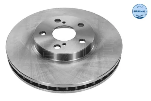 2x Meyle Front Vented Brake Disc For Toyota Avensis Celica
