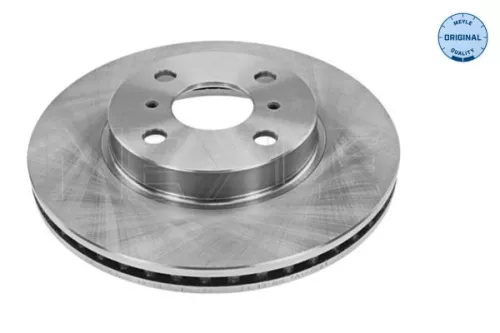 2x Meyle Front Vented Brake Disc For Toyota Yaris Yaris / Vios