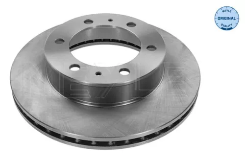 2x Meyle Front Vented Brake Disc For Toyota Hilux