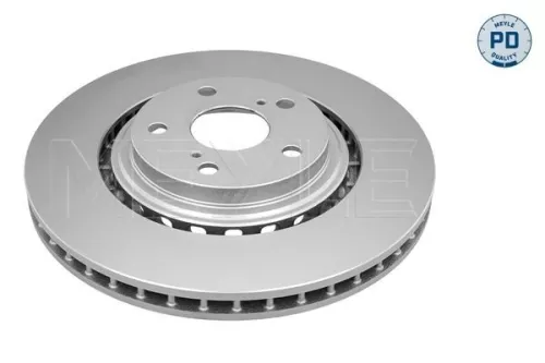 2x Meyle PD Front Vented Brake Disc For Lexus Toyota Camry Highlander / Kluger Nx Rav 