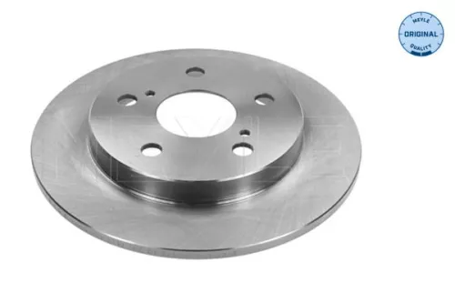 2x Meyle Rear Solid Brake Disc For Toyota Auris Corolla