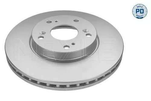 2x Meyle PD Front Vented Brake Disc For Honda Accord