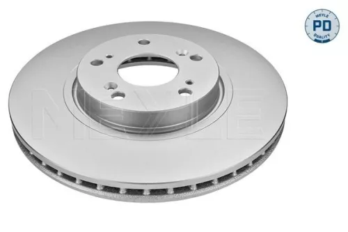 2x Meyle PD Front Vented Brake Disc For Honda Accord