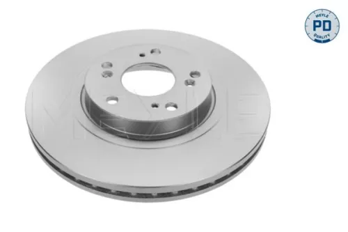 2x Meyle PD Front Vented Brake Disc For Honda Accord