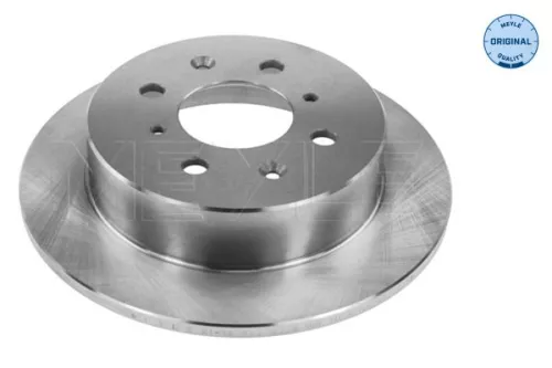 2x Meyle Rear Solid Brake Disc For Honda Civic Crx Jazz