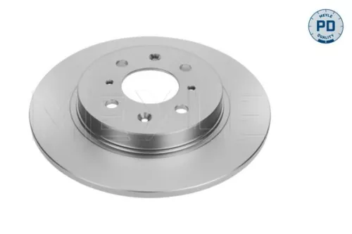 2x Meyle PD Rear Solid Brake Disc For Honda Insight Jazz