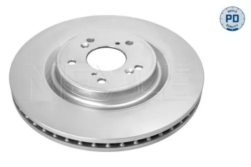 2x Meyle PD Front Vented Brake Disc For Honda Cr-v