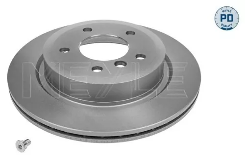 2x Meyle PD Rear Vented Brake Disc For Bmw Z4