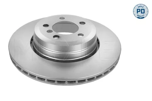 2x Meyle PD Rear Vented Brake Disc For Bmw 7 Series