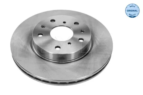 2x Meyle Front Vented Brake Disc For Fiat Suzuki Sedici Sx4