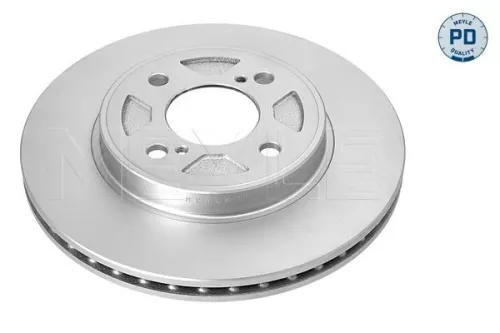 2x Meyle PD Front Vented Brake Disc For Suzuki Baleno Swift