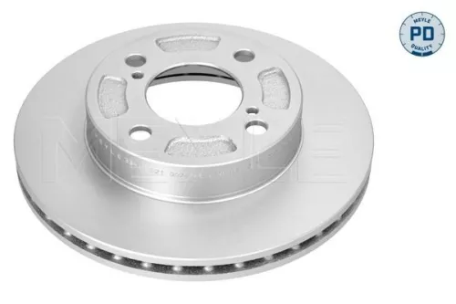 2x Meyle PD Front Vented Brake Disc For Suzuki Celerio