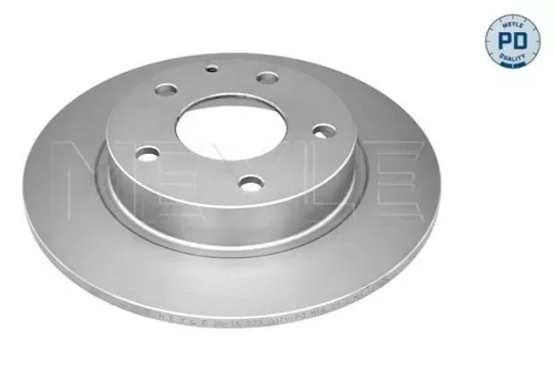2x Meyle PD Rear Solid Brake Disc For Mazda 3 Cx-3 Cx-30