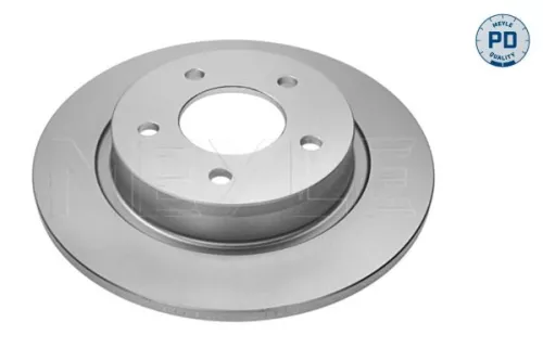 2x Meyle PD Rear Solid Brake Disc For Mazda 3 5