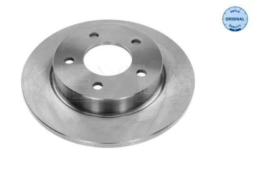 2x Meyle Rear Solid Brake Disc For Mazda 3