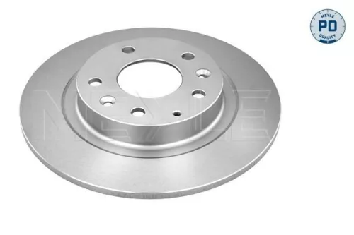 2x Meyle PD Rear Solid Brake Disc For Mazda Cx-3