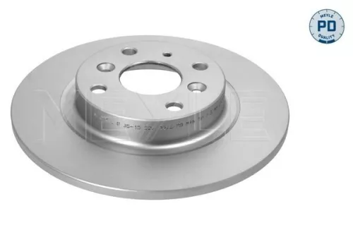 2x Meyle PD Rear Solid Brake Disc For Mazda 2 Mx-5 Mx-5 Rf