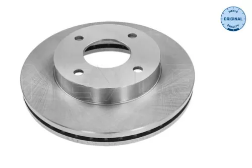 2x Meyle Front Vented Brake Disc For Nissan Nv200 Nv200 / Evalia
