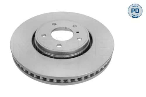 2x Meyle PD Front Vented Brake Disc For Infiniti Ex Fx G M M37 Q60 Q70 Qx50