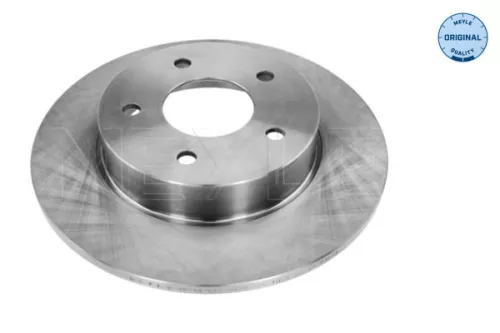 2x Meyle Rear Solid Brake Disc For Nissan Almera Tino Primera
