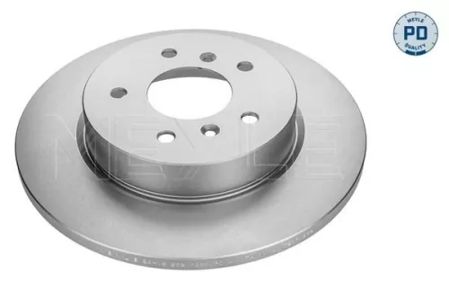 2x Meyle PD Rear Solid Brake Disc For Nissan Renault Captur Kadjar Qashqai