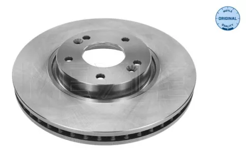 2x Meyle Front Vented Brake Disc For Hyundai Kia Carens Creta I40 Ix35 Optima Sonat